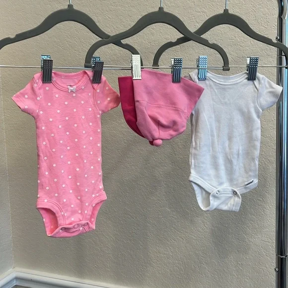 Newborn NB Summer Baby Girl Bundle - Picture 10 of 17